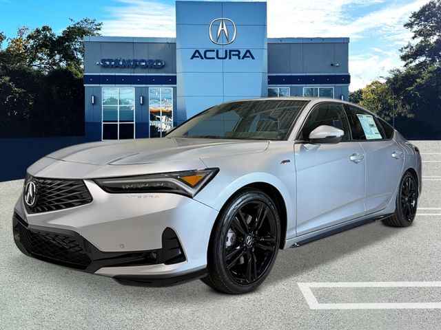 Solar Silver Metallic 2026 Acura Integra FWD with Technology and A-SPEC Package Sedan Front-Wheel Drive Continuously Variable Transmission