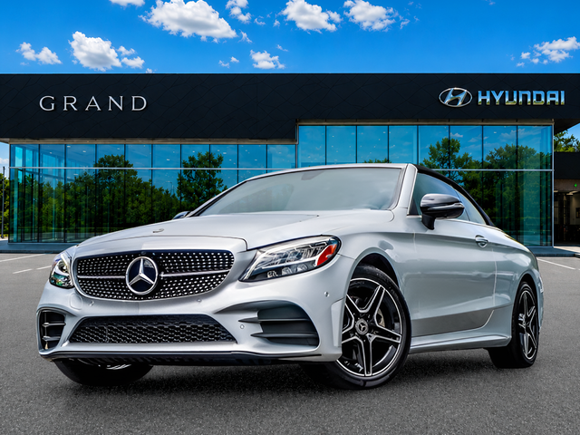 Gray 2021 Mercedes-Benz C-Class Convertible All-Wheel Drive 9-Speed Automatic