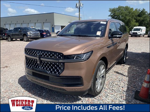 Red (Copper Metallic) 2025 Lincoln Navigator SUV / Crossover Four-Wheel Drive Automatic