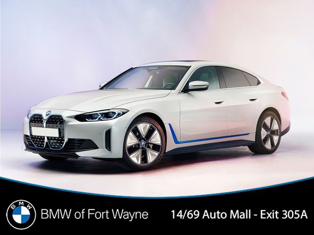 Portimao Blue Metallic 2024 BMW i4 Sedan All-Wheel Drive Automatic