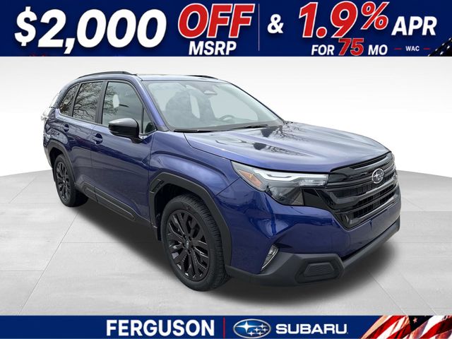 Sapphire Blue Pearl 2026 Subaru Forester SUV / Crossover All-Wheel Drive Continuously Variable Transmission
