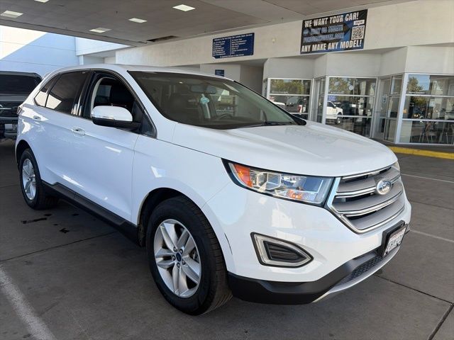 Oxford White 2017 Ford Edge SUV / Crossover All-Wheel Drive 6-Speed Automatic