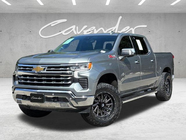 Sterling Gray Metallic 2023 Chevrolet Silverado 1500 Pickup Truck Four-Wheel Drive Automatic