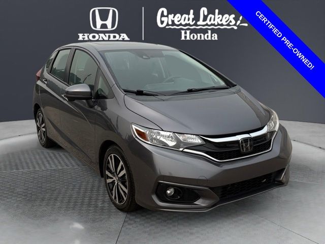 Gray (Modern Steel Metallic) 2019 Honda Fit Hatchback Front-Wheel Drive Continuously Variable Transmission