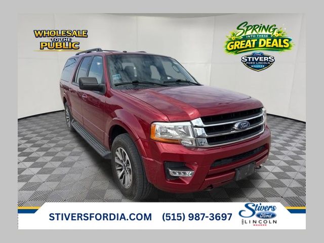 Ruby Red Metallic 2017 Ford Expedition EL XLT 4WD SUV / Crossover Four-Wheel Drive 6-Speed Automatic