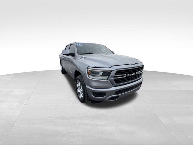 Billet Silver Metallic Clearcoat 2021 RAM 1500 Pickup Truck Four-Wheel Drive 8-Speed Automatic