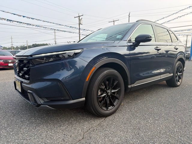 Canyon River Blue Metallic 2024 Honda CR-V Hybrid SUV / Crossover All-Wheel Drive Continuously Variable Transmission