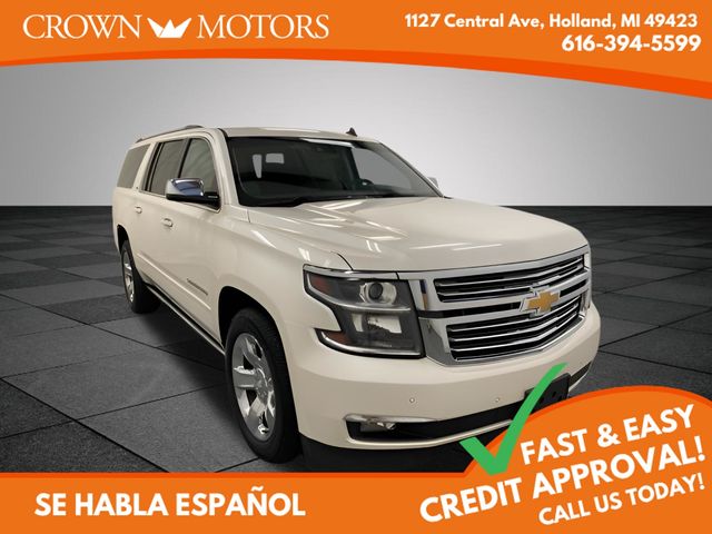 White Diamond Clearcoat 2015 Chevrolet Suburban SUV / Crossover Four-Wheel Drive 6-Speed Automatic Overdrive