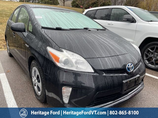 Black 2015 Toyota Prius Four Hatchback Front-Wheel Drive Continuously Variable Transmission