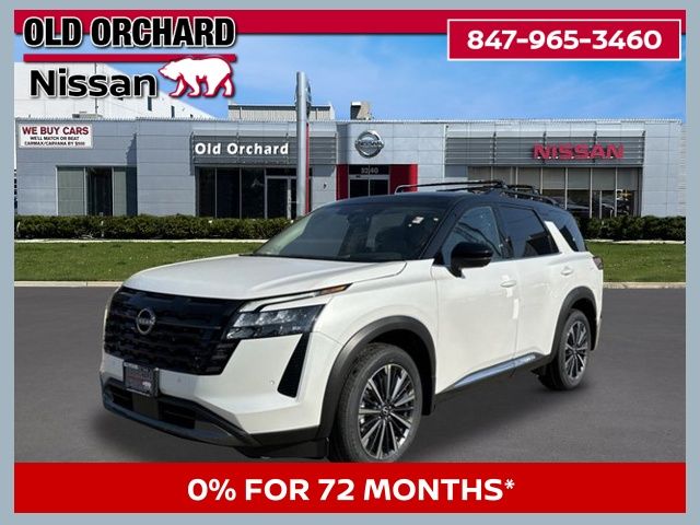 Everest White Pearl/Black 2026 Nissan Pathfinder SUV / Crossover All-Wheel Drive 9-Speed Automatic