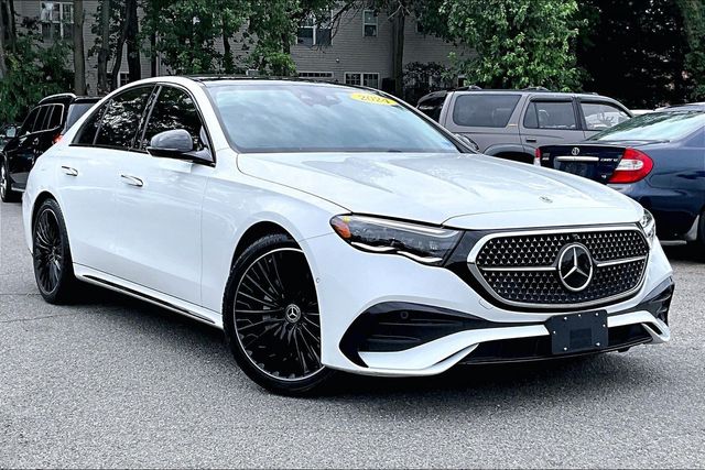 MANUFAKTUR Moonlight White Metallic 2024 Mercedes-Benz E-Class Sedan All-Wheel Drive 9-Speed Automatic
