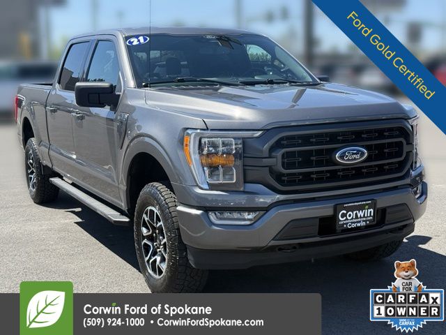 Carbonized Gray Metallic 2021 Ford F-150 Pickup Truck Four-Wheel Drive Automatic