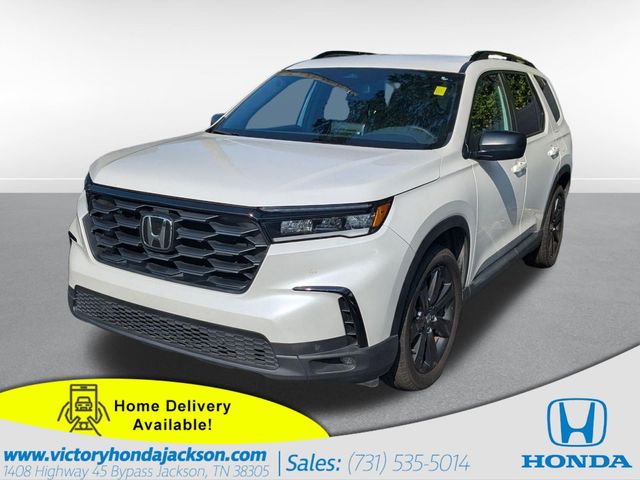 Platinum White Pearl 2025 Honda Pilot SUV / Crossover All-Wheel Drive Automatic