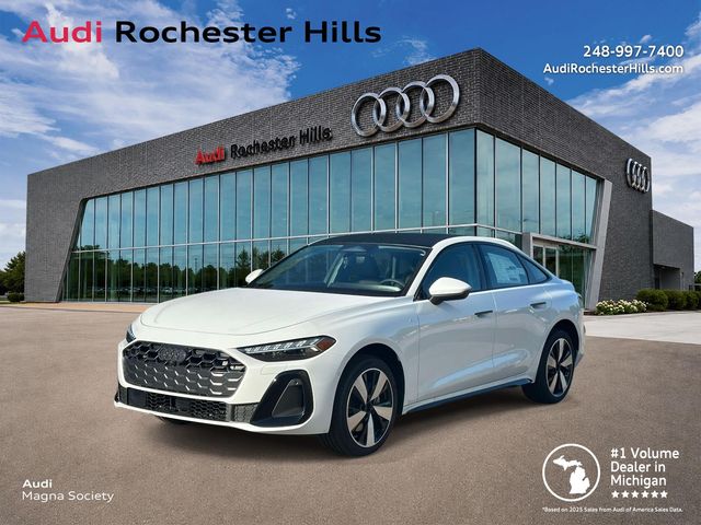 Glacier White 2026 Audi A5 Coupe 7-Speed Automatic