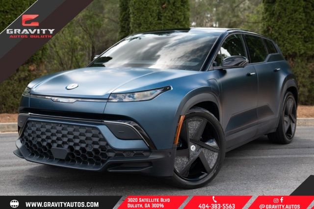 Blue 2023 Fisker Ocean One AWD SUV / Crossover All-Wheel Drive 1-Speed Automatic