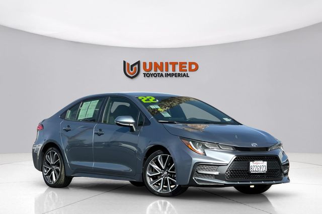 Celestite 2022 Toyota Corolla SE FWD Sedan Front-Wheel Drive Continuously Variable Transmission