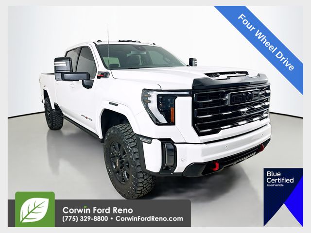 Summit White 2024 GMC Sierra 2500HD Pickup Truck Four-Wheel Drive Automatic