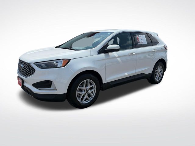 Star White Metallic Tri-Coat 2024 Ford Edge SUV / Crossover All-Wheel Drive 8-Speed Automatic