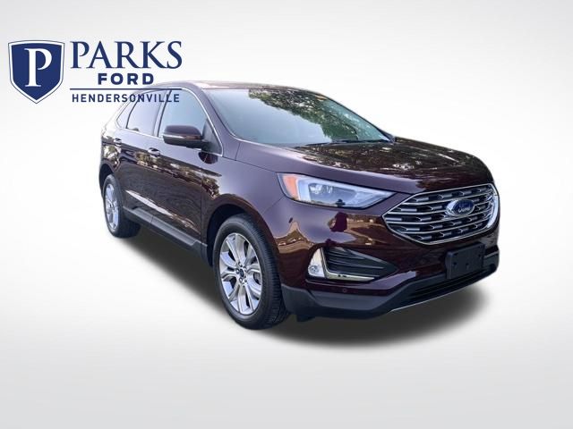 Red (Burgundy Velvet Metallic Tinted Clearcoat) 2022 Ford Edge SUV / Crossover All-Wheel Drive 8-Speed Automatic
