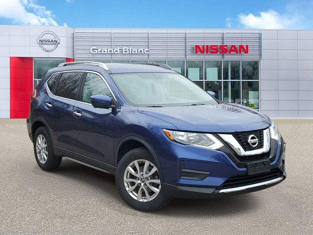 Caspian Blue 2017 Nissan Rogue SV AWD SUV / Crossover All-Wheel Drive Continuously Variable Transmission