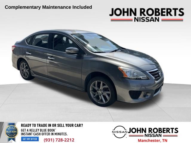 Gray (Gun Metallic) 2015 Nissan Sentra Sedan Front-Wheel Drive Continuously Variable Transmission