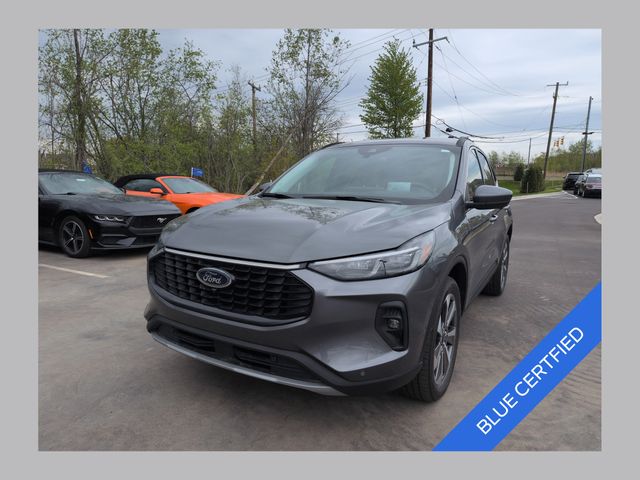 Gray Metallic 2024 Ford Escape Hybrid Platinum AWD SUV / Crossover All-Wheel Drive Continuously Variable Transmission