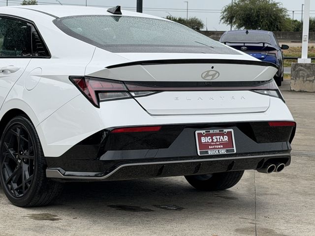 2025 Hyundai Elantra N Line White at DeMontrond Gulf Freeway