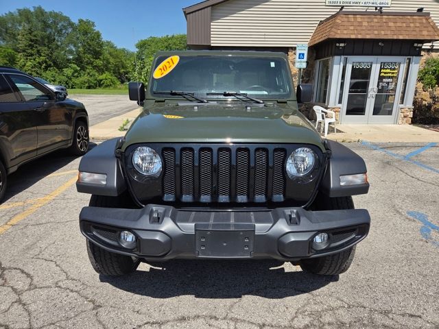 2021 Jeep Wrangler Unlimited Willys - Sarge Green Clearcoat exterior view 8