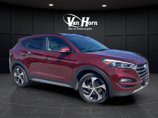 Red (Ruby Wine) 2017 Hyundai Tucson SUV / Crossover All-Wheel Drive 7-Speed Automatic