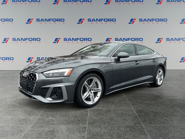 Gray 2022 Audi A5 Sportback 45 TFSI quattro Premium Plus S Line AWD Sedan All-Wheel Drive 7-Speed Automatic