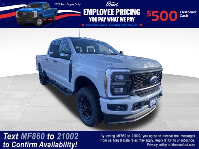 Avalanche 2026 Ford F-250 Super Duty XL Crew Cab 4WD Pickup Truck Four-Wheel Drive Automatic