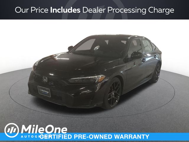 Crystal Black Pearl 2025 Honda Civic Hatchback Hatchback Front-Wheel Drive Continuously Variable Transmission