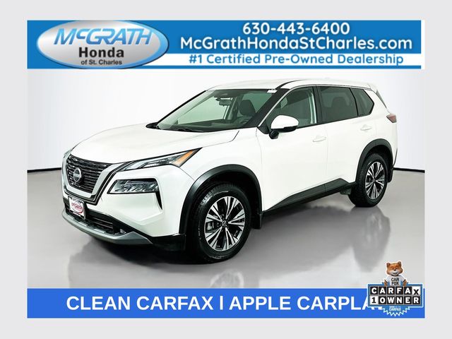 Pearl White Tricoat 2023 Nissan Rogue SUV / Crossover All-Wheel Drive Continuously Variable Transmission
