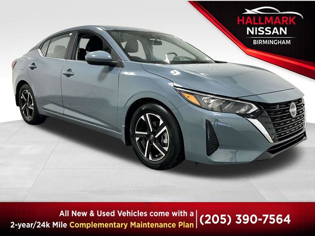 Atlantic Gray Metallic 2025 Nissan Sentra SV FWD Sedan Front-Wheel Drive Continuously Variable Transmission