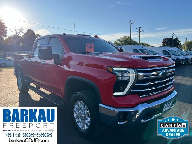 Red Hot 2024 Chevrolet Silverado 3500HD LTZ Crew Cab 4WD Pickup Truck Four-Wheel Drive Automatic