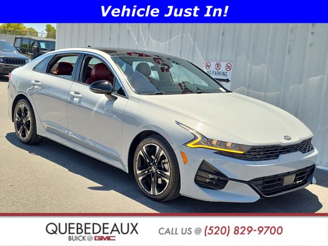 Gray 2021 Kia K5 Sedan Front-Wheel Drive 8-Speed Automatic