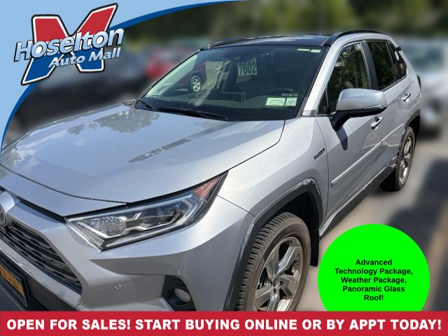 Silver Sky Metallic 2020 Toyota RAV4 Hybrid SUV / Crossover All-Wheel Drive Continuously Variable Transmission