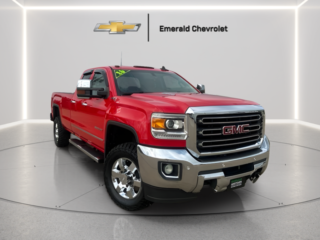 Cardinal Red 2016 GMC Sierra 3500HD Pickup Truck Four-Wheel Drive 6-Speed Automatic