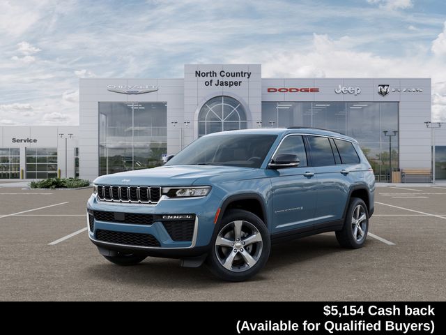 Gray (Steel Blue) 2026 Jeep Grand Cherokee L SUV / Crossover Four-Wheel Drive 8-Speed Automatic