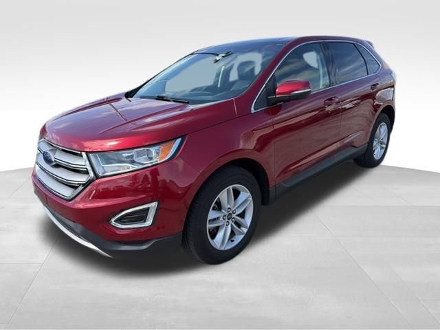 Ruby Red Metallic 2018 Ford Edge SEL SUV / Crossover Front-Wheel Drive 6-Speed Automatic
