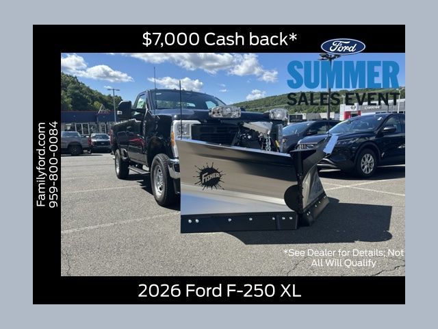 Black Metallic 2026 Ford F-250 Super Duty Pickup Truck Four-Wheel Drive Automatic