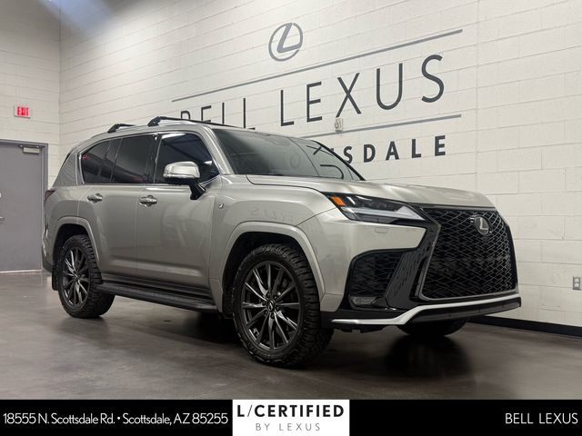 Atomic Silver 2024 Lexus LX 600 F Sport Handling AWD SUV / Crossover All-Wheel Drive Automatic