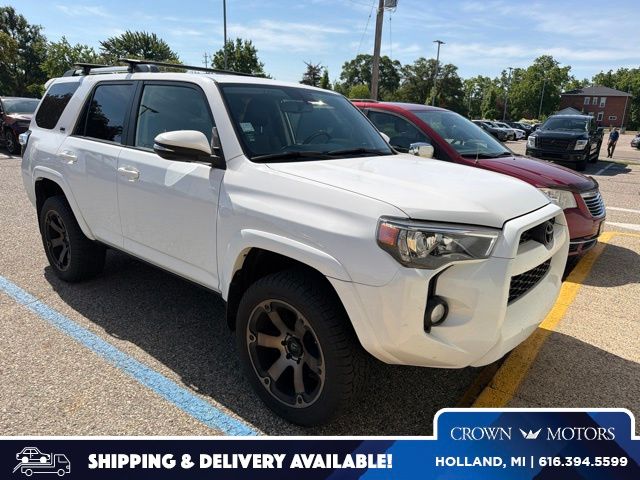 Super White 2019 Toyota 4Runner SUV / Crossover Four-Wheel Drive 5-Speed Automatic Overdrive