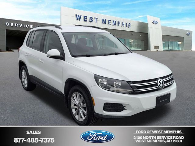 Pure White 2017 Volkswagen Tiguan S 4Motion SUV / Crossover All-Wheel Drive 6-Speed Automatic