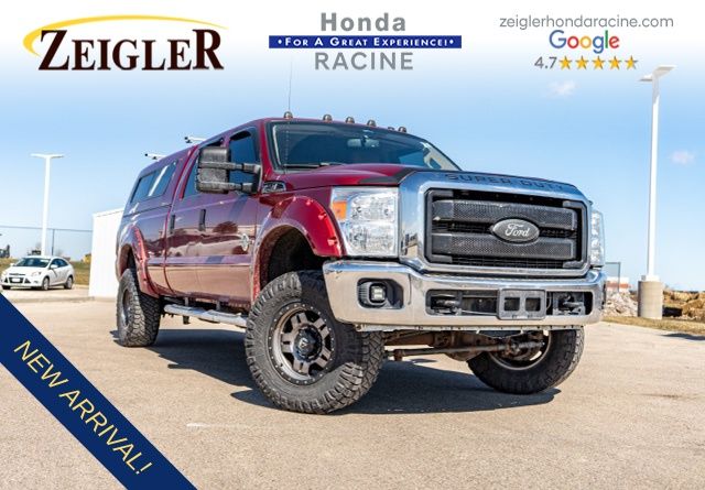 Ruby Red Metallic 2016 Ford F-250 Super Duty XLT Crew Cab 4WD Pickup Truck Four-Wheel Drive 6-Speed Automatic Overdrive