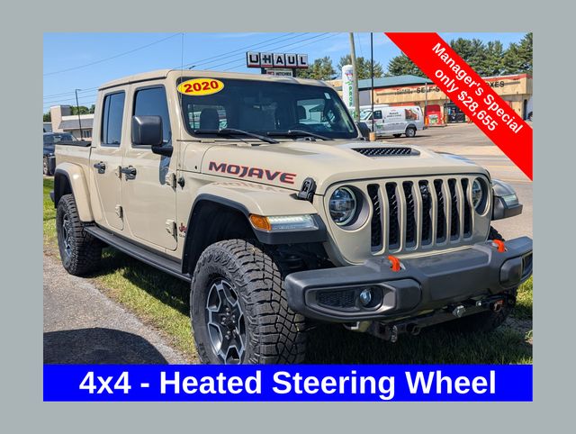 Brown (Gobi Clearcoat) 2020 Jeep Gladiator Pickup Truck Four-Wheel Drive 8-Speed Automatic