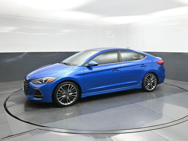Electric Blue Metallic 2018 Hyundai Elantra Sport FWD Sedan Front-Wheel Drive 7-Speed Automatic