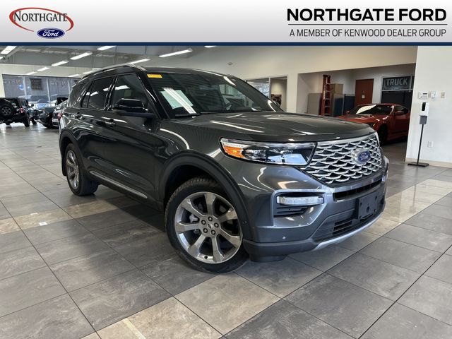 Gray (Magnetic Metallic) 2020 Ford Explorer Platinum AWD SUV / Crossover All-Wheel Drive Automatic