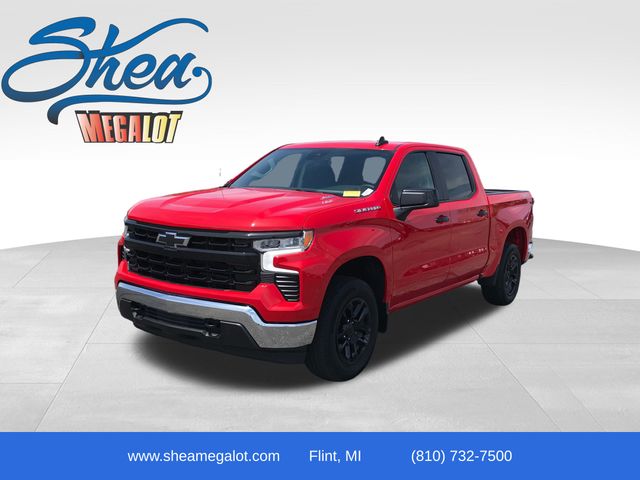 Red Hot 2024 Chevrolet Silverado 1500 Pickup Truck Four-Wheel Drive 8-Speed Automatic