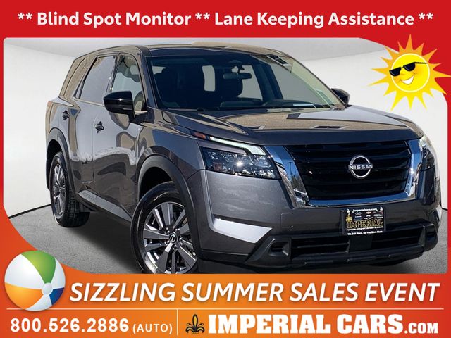 Gray 2025 Nissan Pathfinder S 4WD SUV / Crossover All-Wheel Drive Automatic